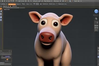3D animated character model